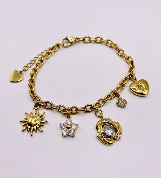 Bracelet charms Agnès