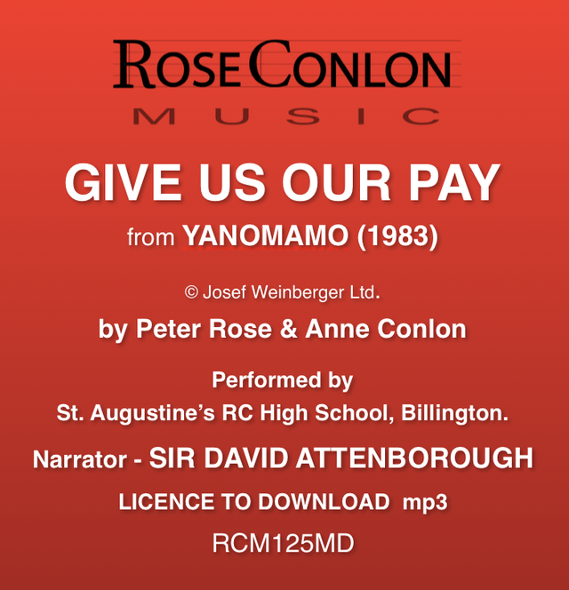 GIVE US LOUR PAY RCM125MD (mp3) from Yanomamo 1983  by Peter Rose &amp; Anne Conlon