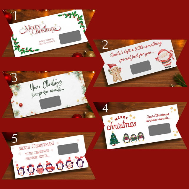 Scratch & Reveal Ticket gift box