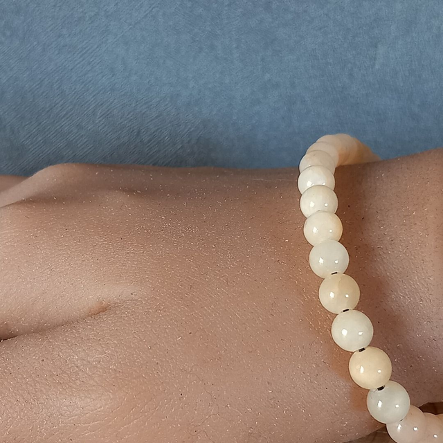 Bracelet ajustable en Calcite