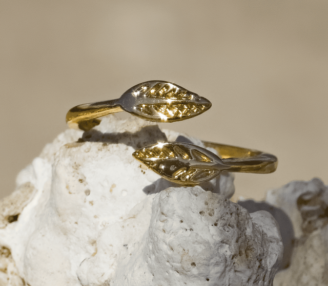 Bague d&#039;orteil &quot;Leaf&quot; 