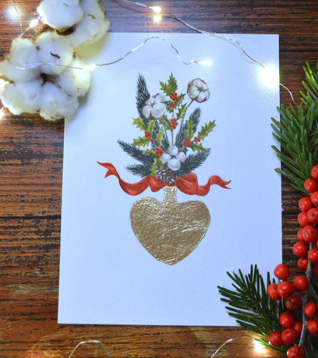 Ex-voto bouquet d&#039;hiver