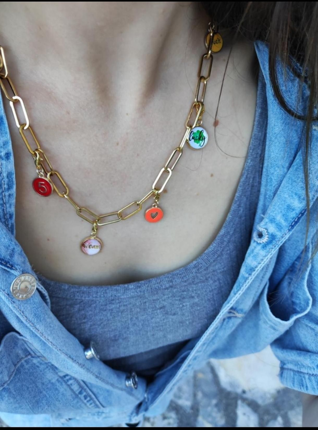 Bracelet &amp; Collier Charm - Once upon a time 