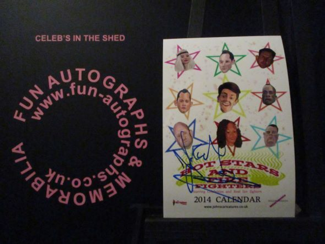 Nicole Faraday Authentic Autographed 6x4 Calendar Front Photograph