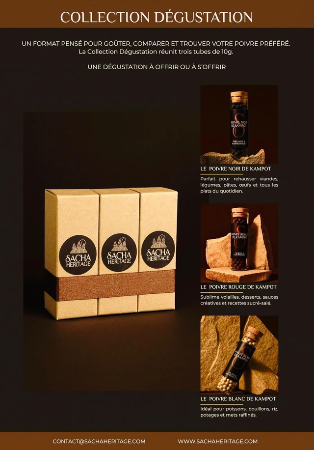 Coffret dégustation - 3 poivres