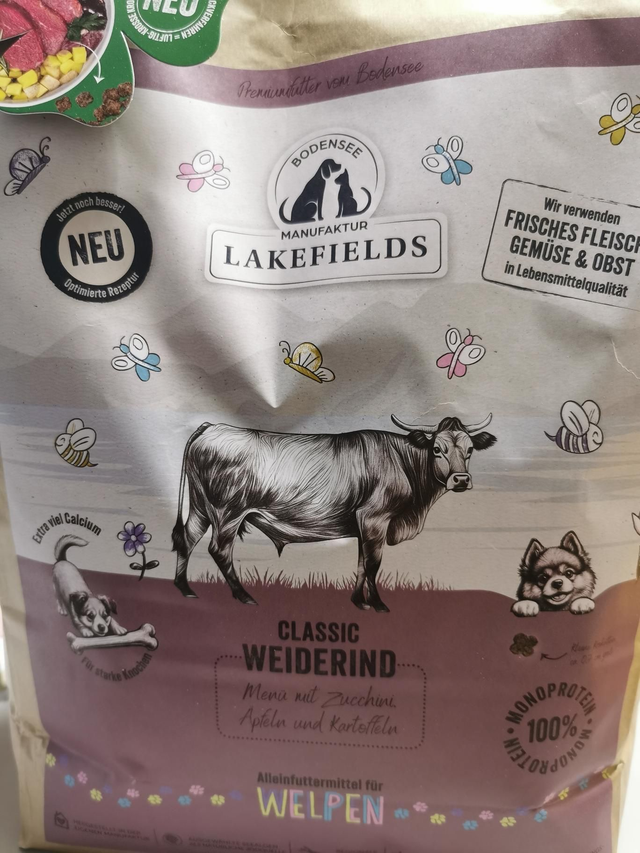 Trockenfutter - Classic Weiderind für Welpen - Lakefields