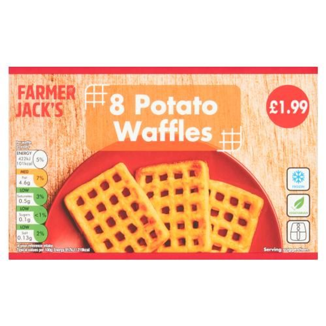 Farmer Jack Potato Waffles 
