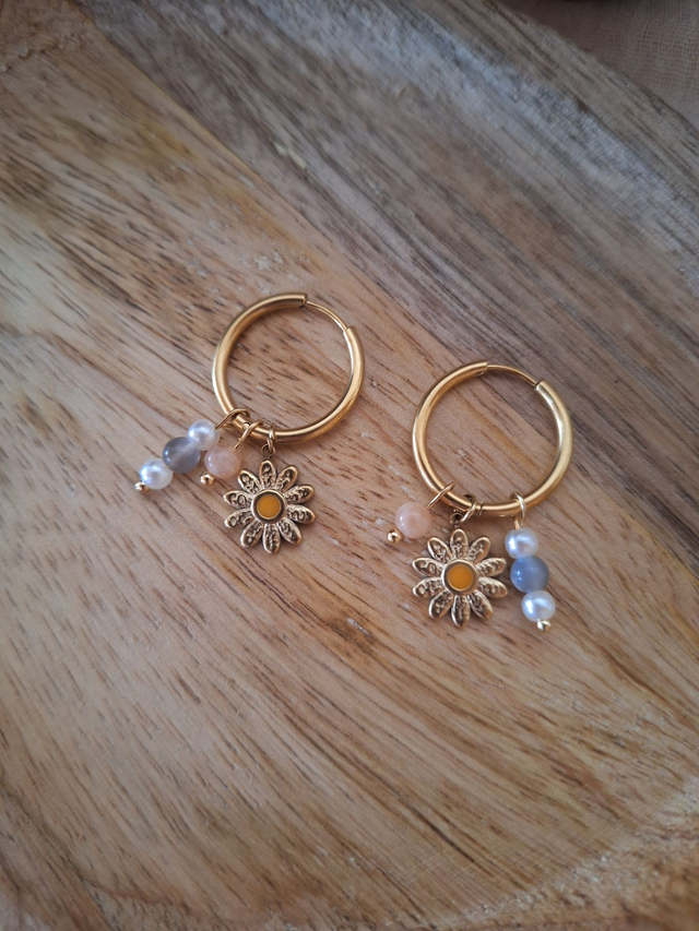 Créoles Pierre de lune et soleil