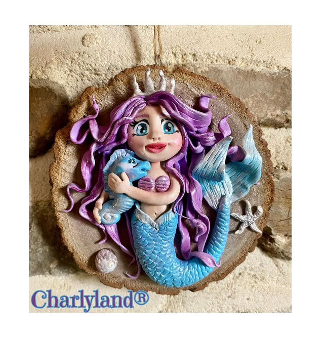 Rondin à suspendre - Sirène