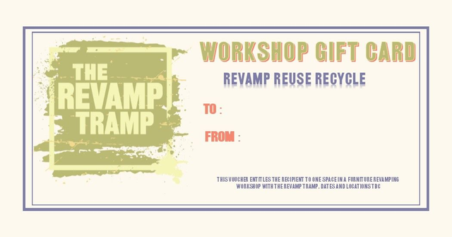 Furniture Upcycling Workshop Voucher