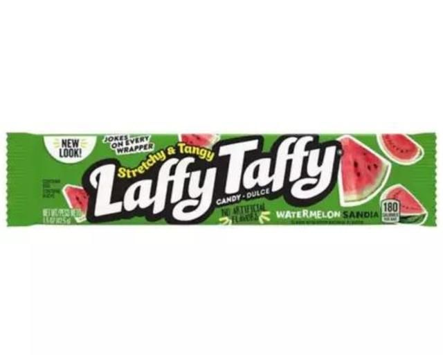 Laffy Taffy Candy, Watermelon, Stretchy And Tangy