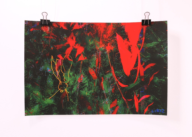 "Ao meu redor" Liriz, 2025 | Reprodução print fine art 30 x 20 cm