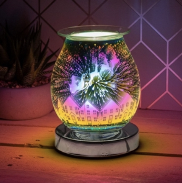 Santa Sleigh Electric Wax Warmer Oil burner touch sensitive 