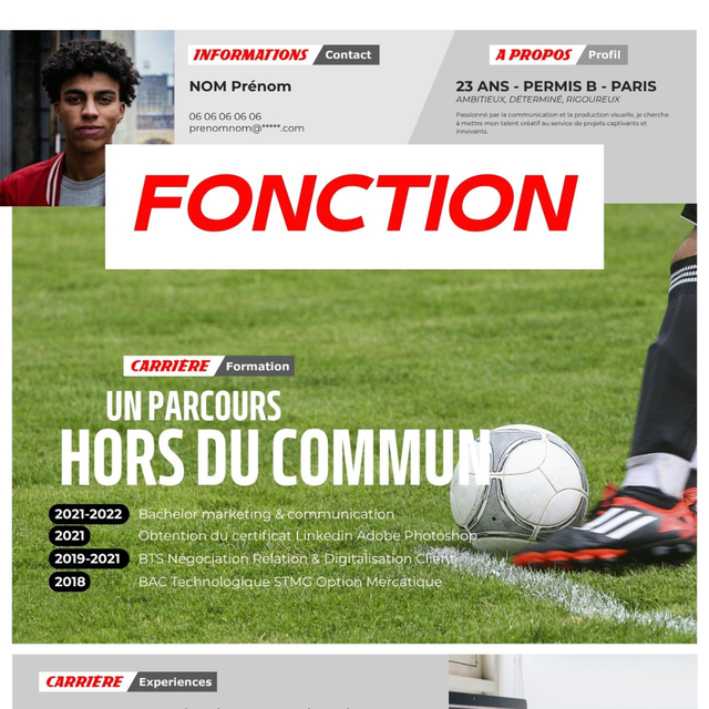 CV thème L'équipe (Football)