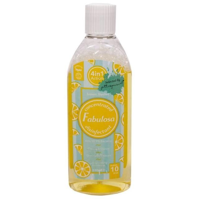 Fabulosa 4 In 1 Concentrated Disinfectant Lemon Sherbet 220ml