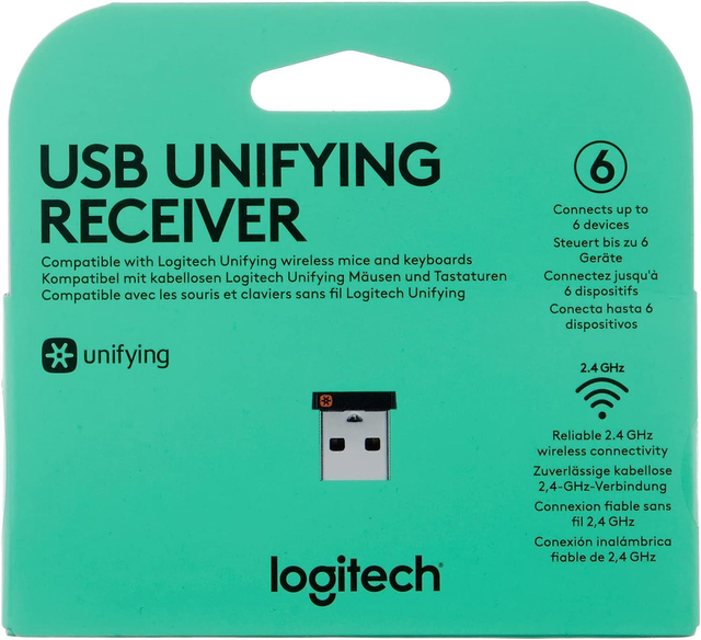 Logitech® USB Unifying Empfänger - Schwarz