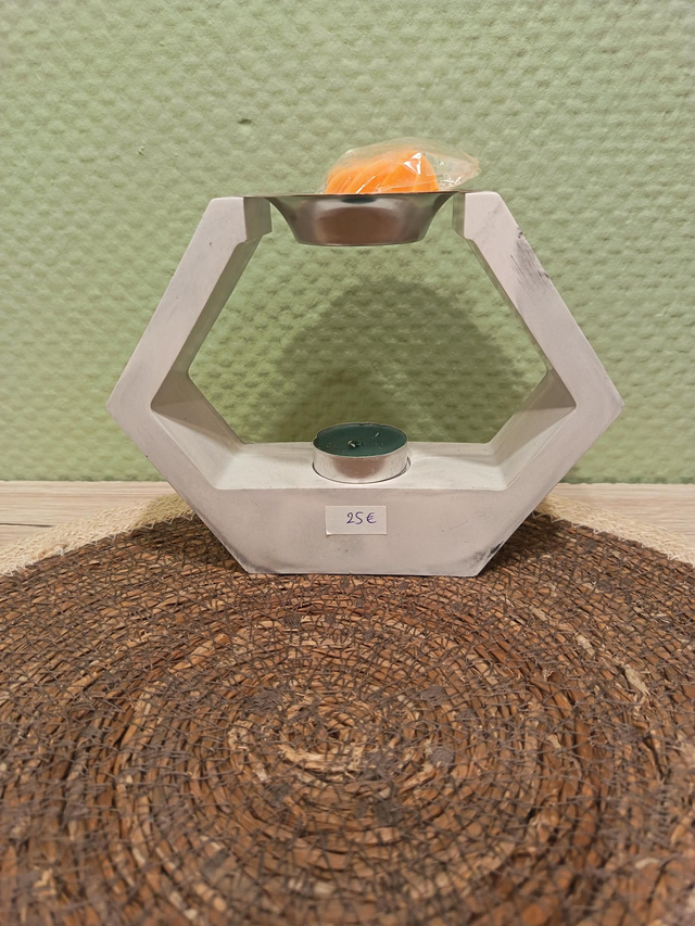 Brûle parfum hexagonal