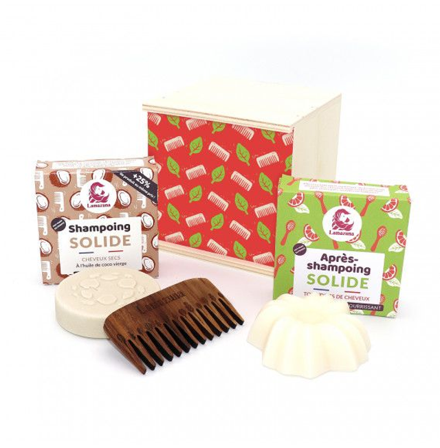 Lamazuna - Trio Démêli-mêlo - routine cheveux normaux