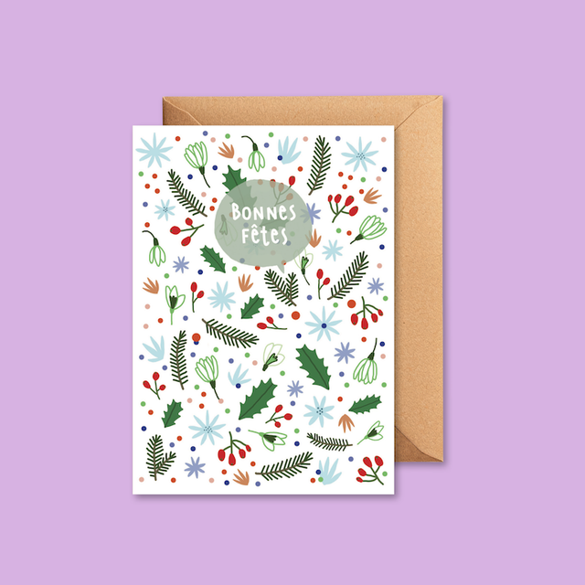 Bonnes fêtes - Carte