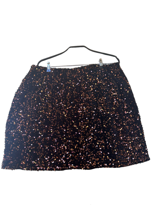 City Chic Skirt in Brown