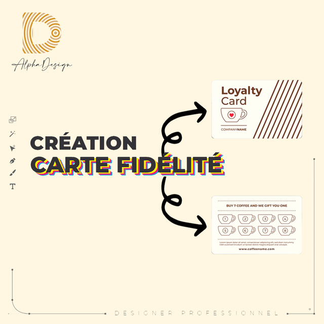 CRÉATION - CARTE DE FIDÉLITÉ