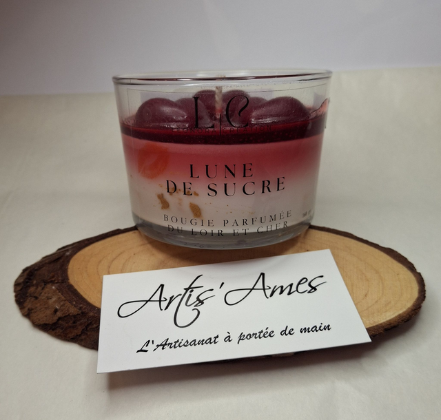 Bougie parfumée Lune de sucre 160 gr