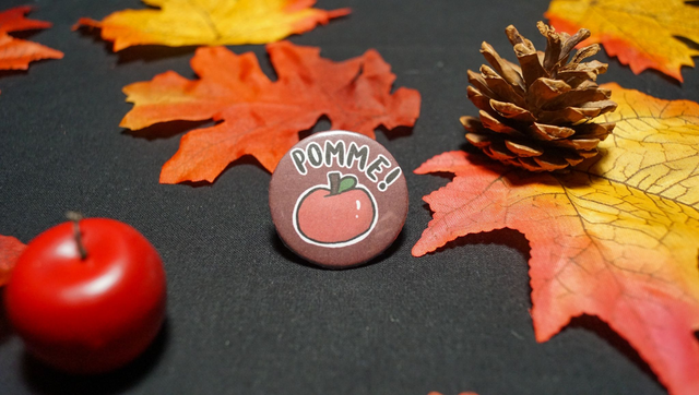 Badge 37 mm POMME