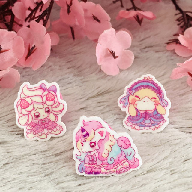 💖 Lot 3 pins Pookies - Kawaii Lolita 💖