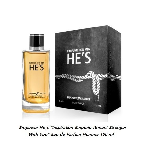 Empower He’s " inspiration Emporio Armani Stronger With You " Eau de Parfum Homme 100 ml