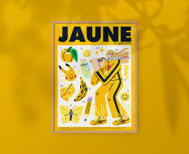 Série couleurs - 💛 JAUNE 💛