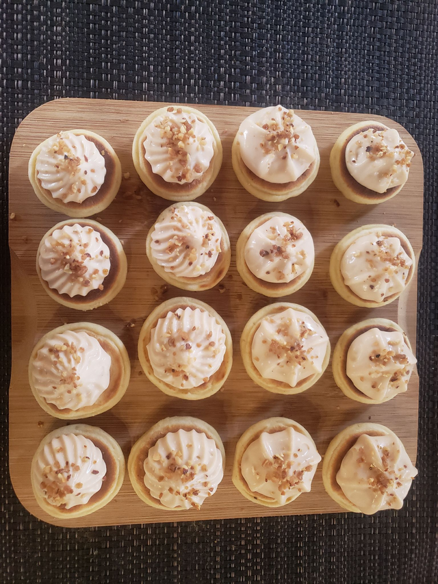 6 Blinis de froment garnis