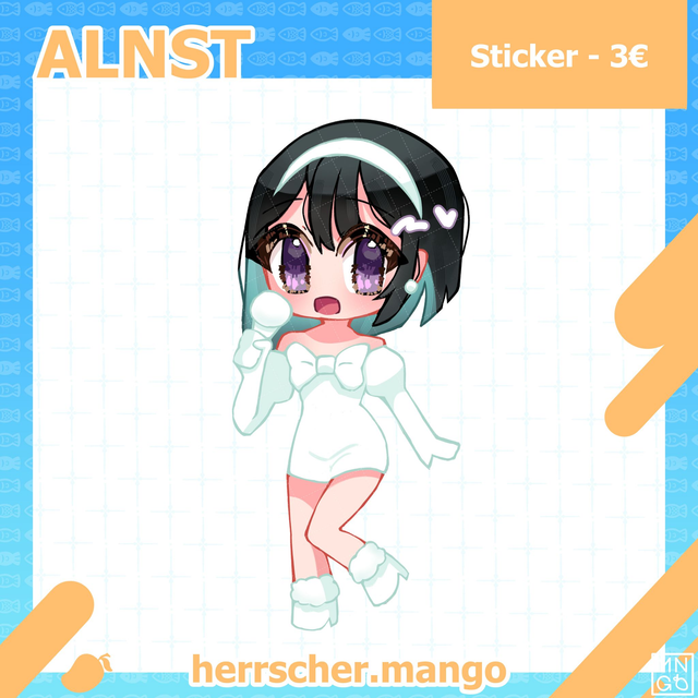 ALNST: Sua - Matte Vinyl Sticker - 63.5mm