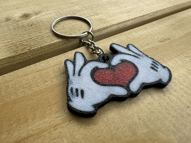 Heart Hands Keychain