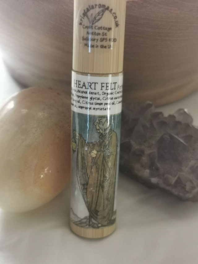 Perfume. Heartfelt. 10ml (Bamboo encased -Roll on )
