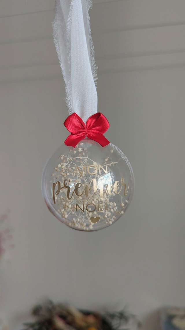 Boule de Noël (Plastique) - Douceur d'hiver