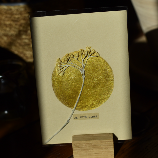 carte postale • je suis libre