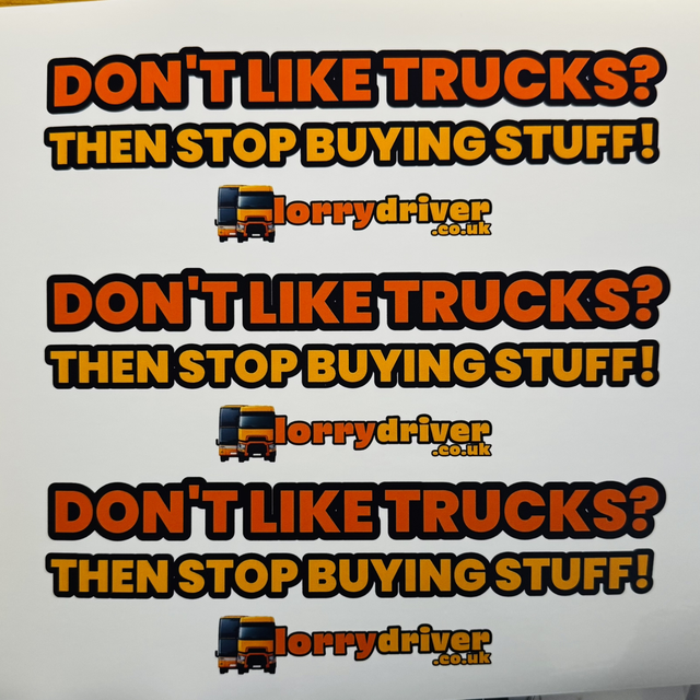 Don’t Like Trucks? Stop Buying Stuff Sticker