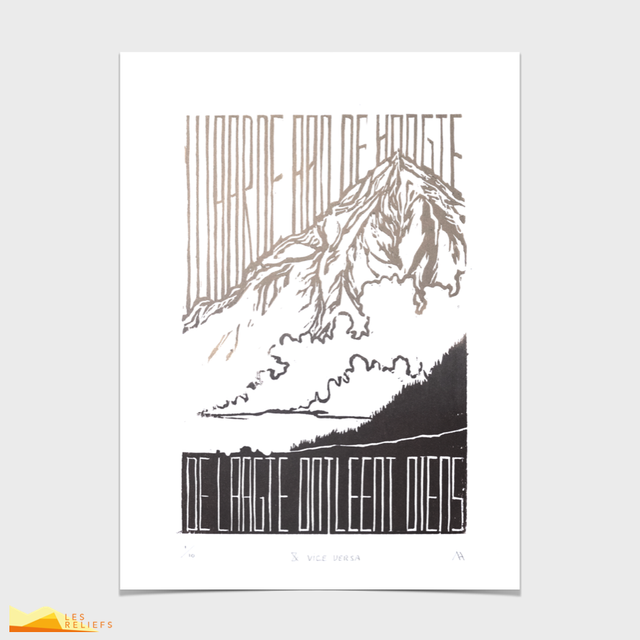 Woodcut '&amp; Vice versa'