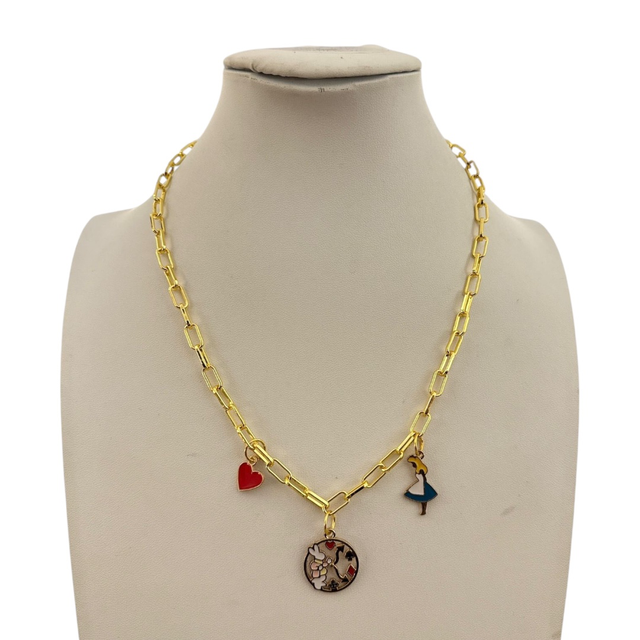 Collana Alice in wonderland 25CM-2