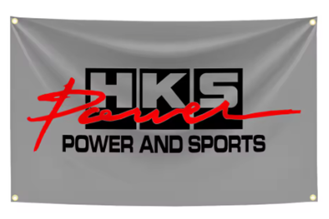 Grote vlaggen HKS (150x90cm)