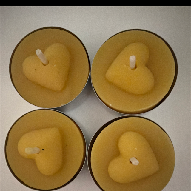 Teelichter Herz rund