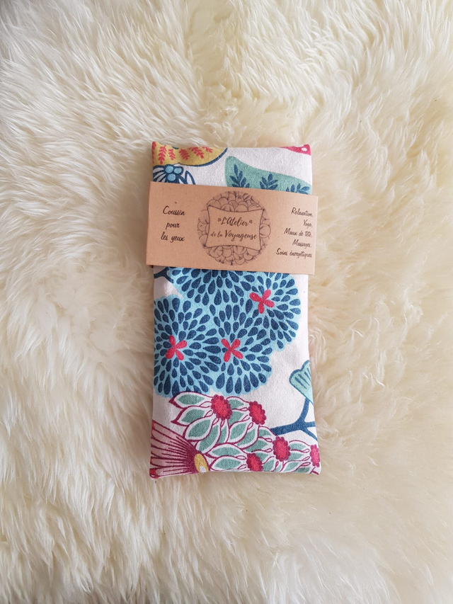 24 - Coussin pour les yeux - Poésie fleurie