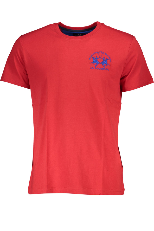 LA MARTINA T-SHIRT MANICHE CORTE UOMO ROSSO