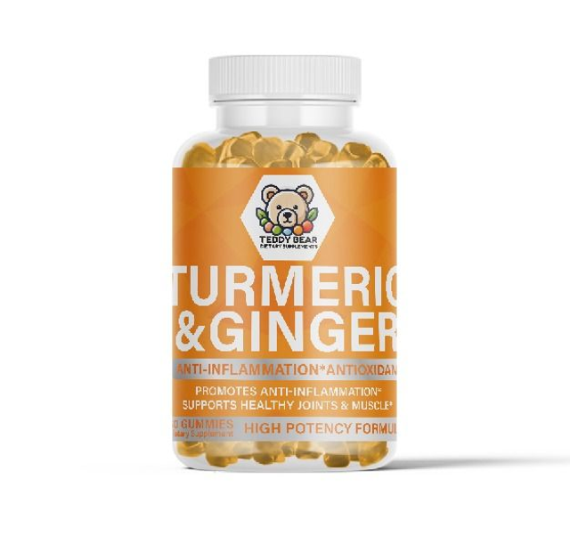 Turmeric & Ginger Gummies – Box with twelve units.