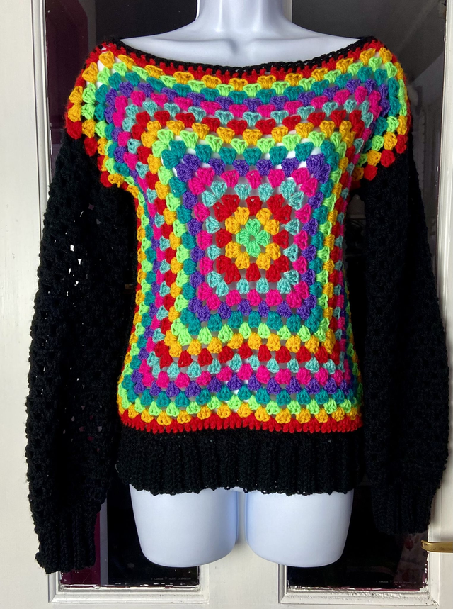 Granny square jumper