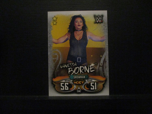 Vanessa Borne - NXT Slam Attax Live Original Trading Card #236