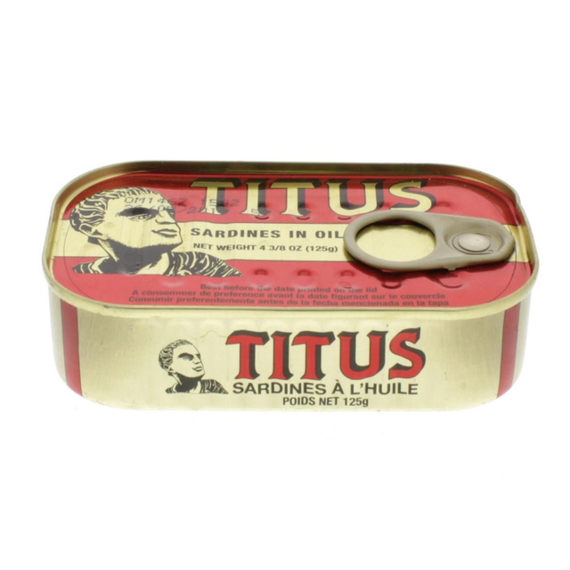 Titus Sardines In Vegetable Oil 125g