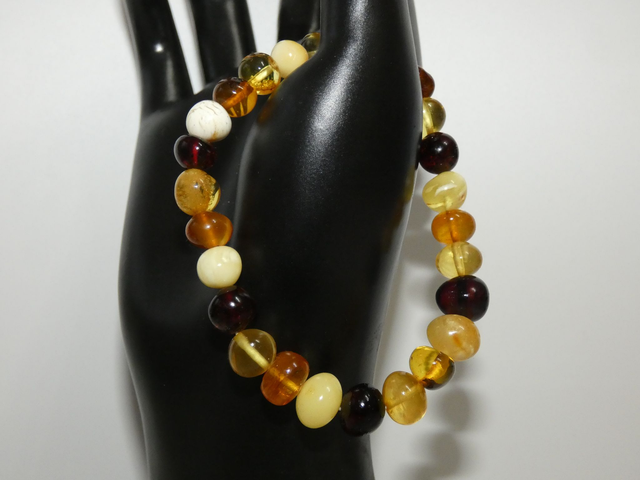 8mm Ambre Multicolore A