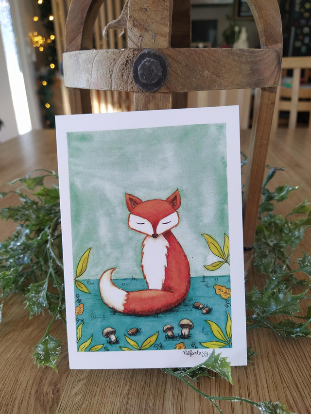 Carte "Renard" 10 x 15 cm