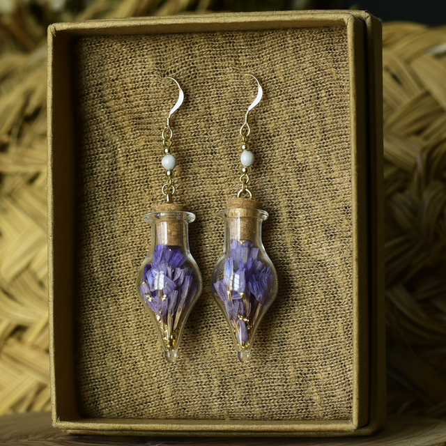 boucles fioles gold statice 